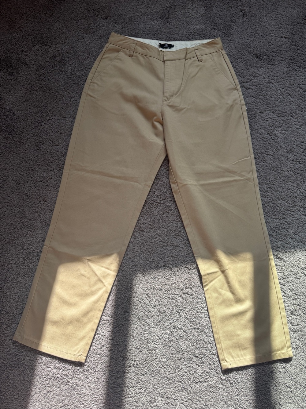 Volcom Women’s Classic Khaki Pants - Neutral Tan
